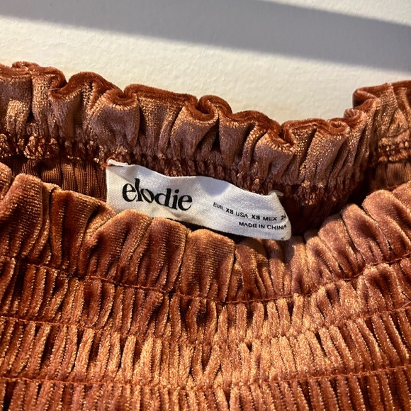 Elodie velour peasant top xs - Picture 7 of 10
